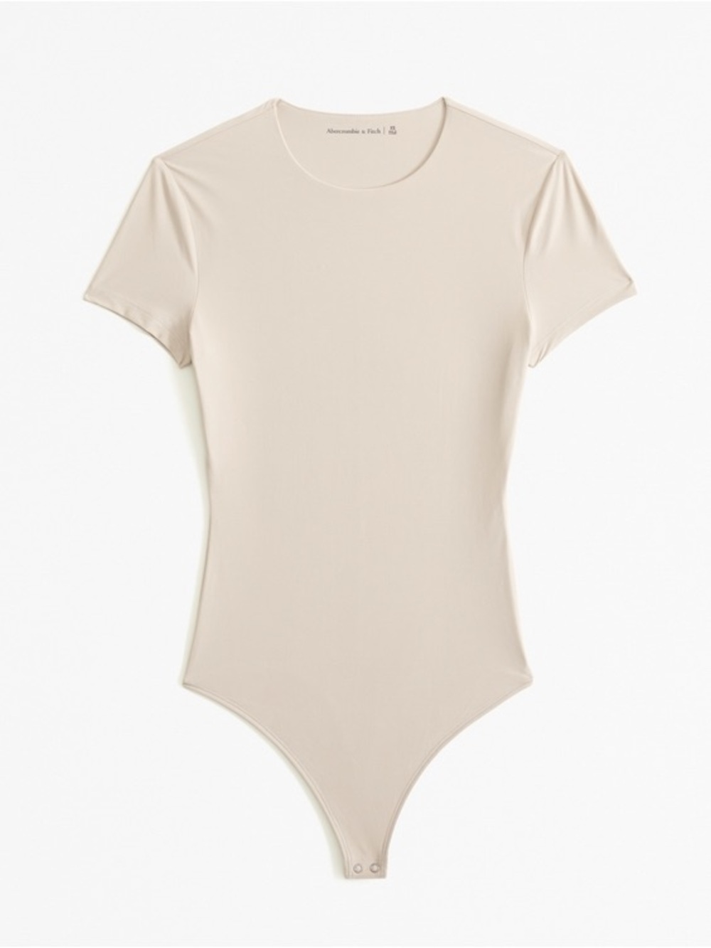 Abercrombie & Fitch Soft Matte Seamless Tee Bodysuit Size M essential capsule